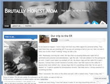 Tablet Screenshot of brutallyhonestmom.com